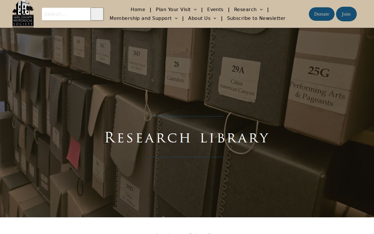 Napa people directories Historical Society Research Library collection